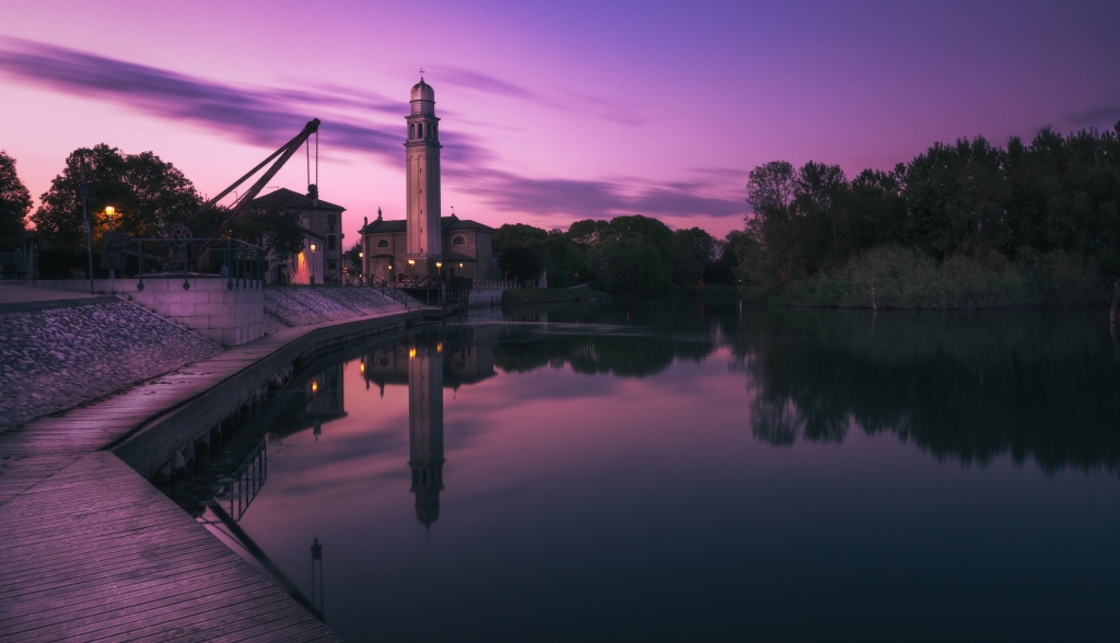 Purple sunset