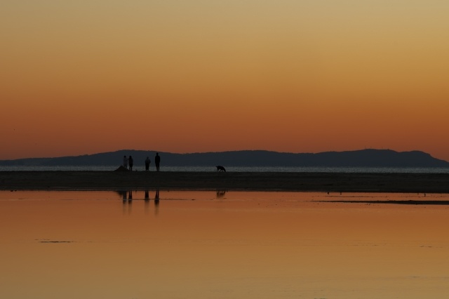 Passeggiando nel tramonto