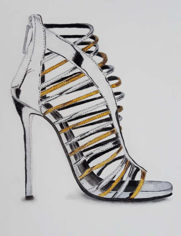 Gold&Silver Sandal