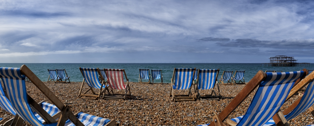 Deckchairs In Brighton