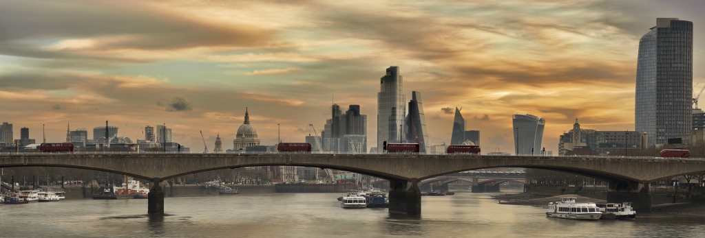 Waterloo Bridge at sunrise