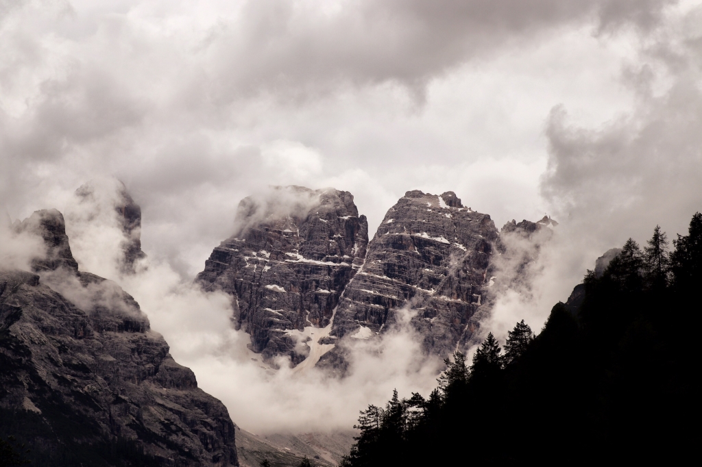 Nuvole sulle Dolomiti