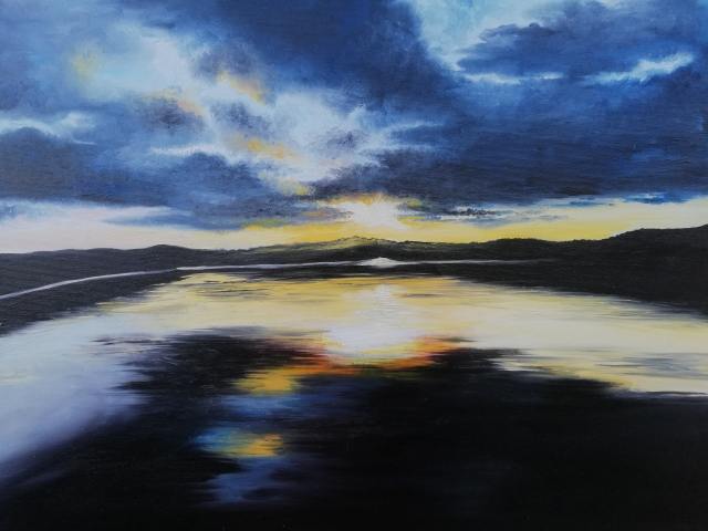 Tramonto lago