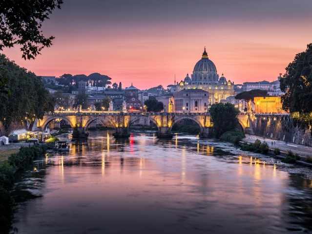 Roma panorama su San Pietro
