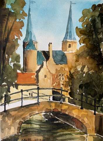 Delft in autunno