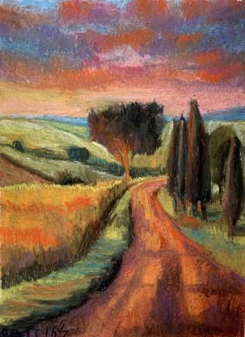 Tramonto toscano