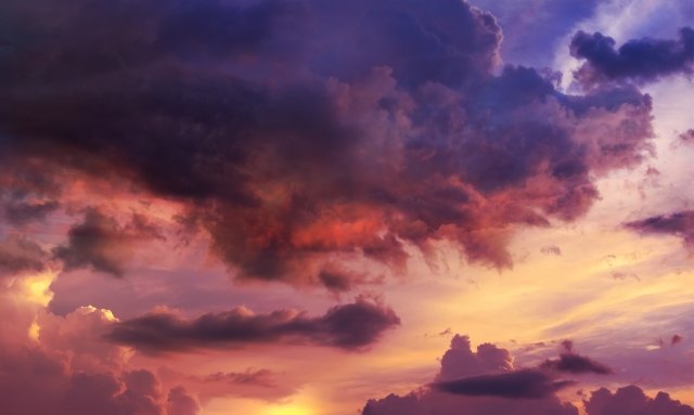 tramonto rosso
