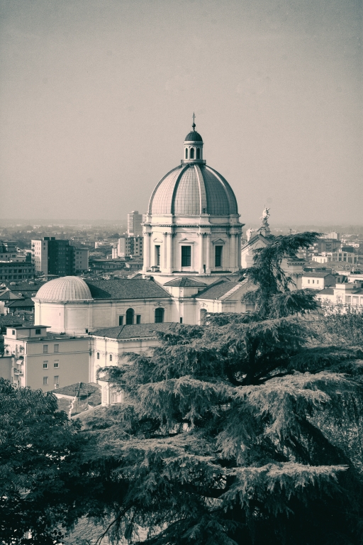 brescia panoramica bianco e nero
