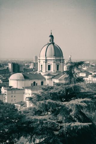 brescia panoramica bianco e nero