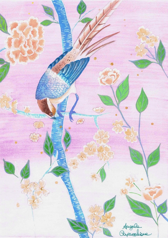 Piume blu