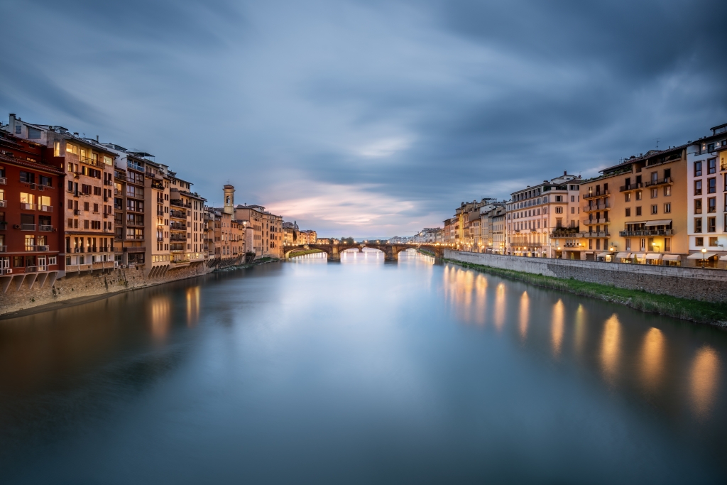 Panorama sull’Arno a Firenze