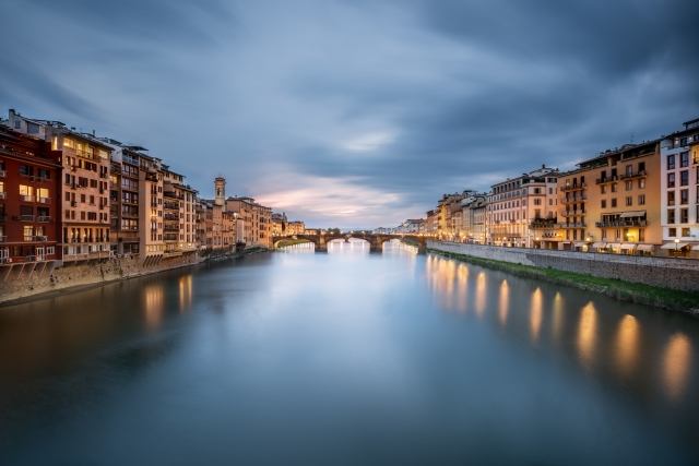 Panorama sull’Arno a Firenze