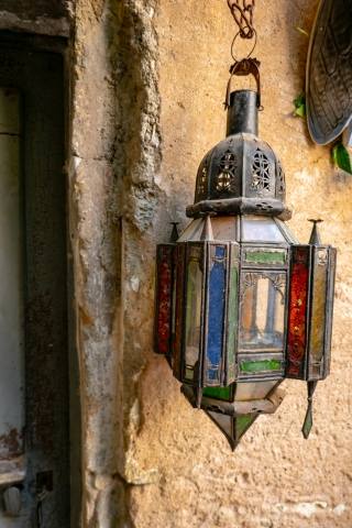 Antica lampada orientale