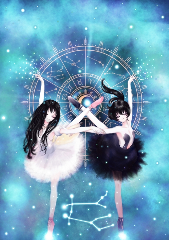 Serie segni zodiacali.gemelli