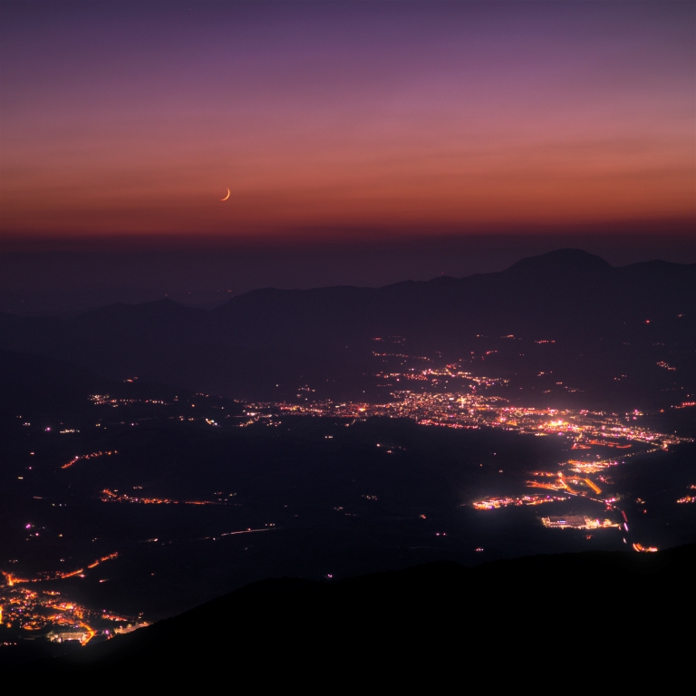 Luna sul san vicino