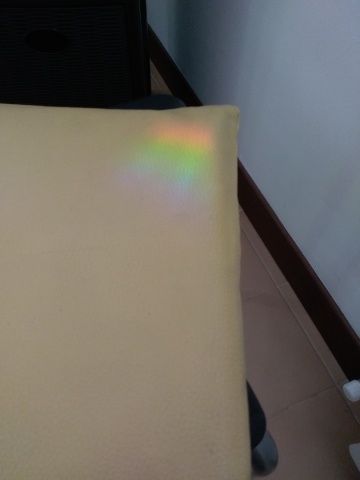 Arcobaleno nella sedia