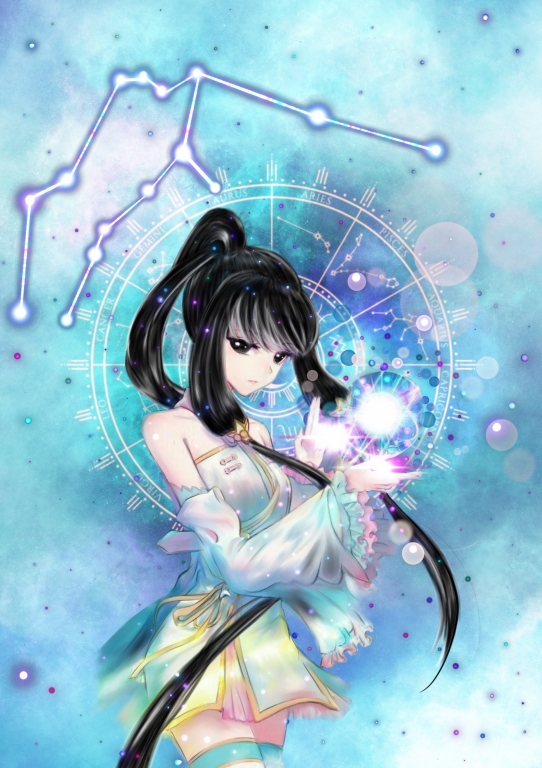 Serie segni zodiacali.acquario
