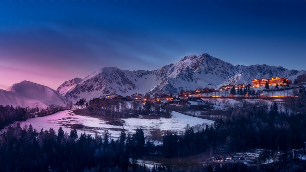 Colori di un tramonto invernale