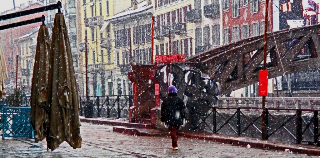 Quando a Milano nevica, nevica davvero