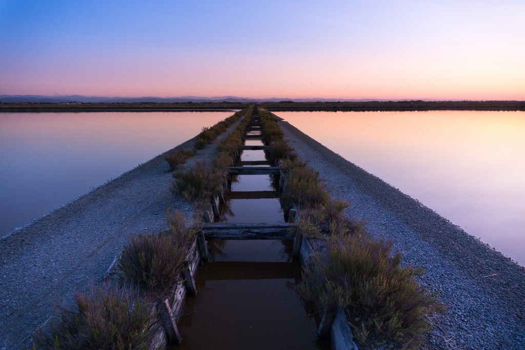 Tramonto alle saline di Cervie