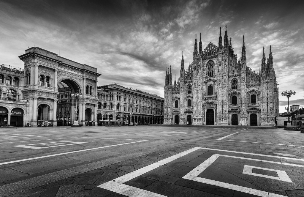 Milano in bianco e nero