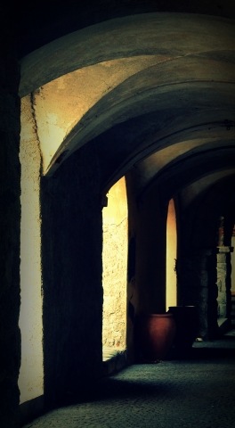 scorcio di un borgo ligure - Noli-