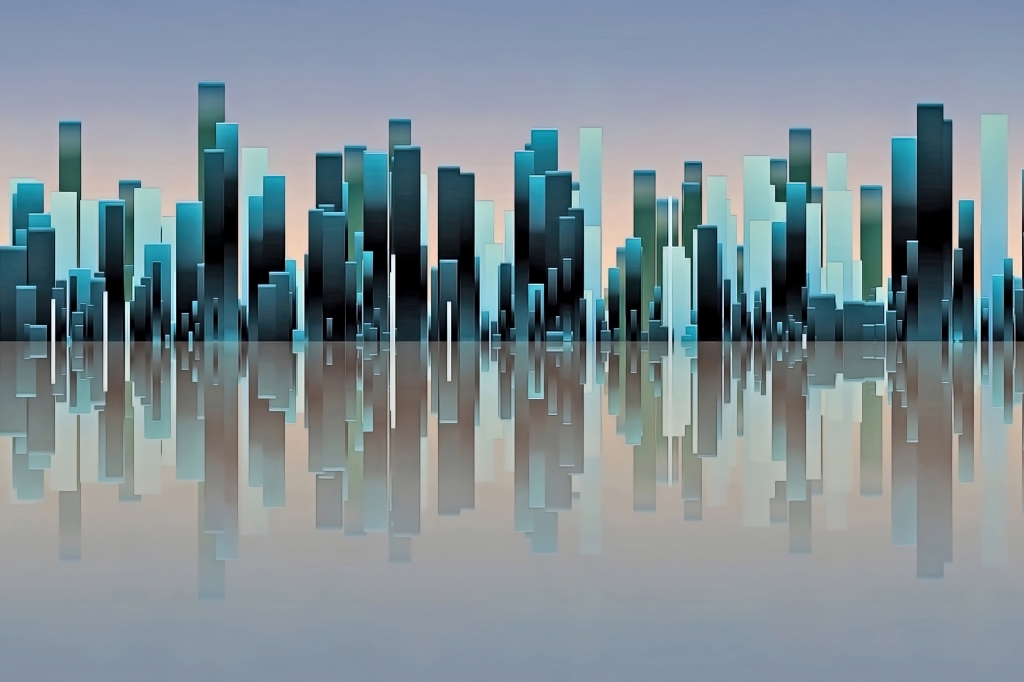 Skyline allo specchio