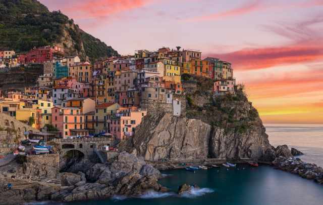 Tramonto a Manarola