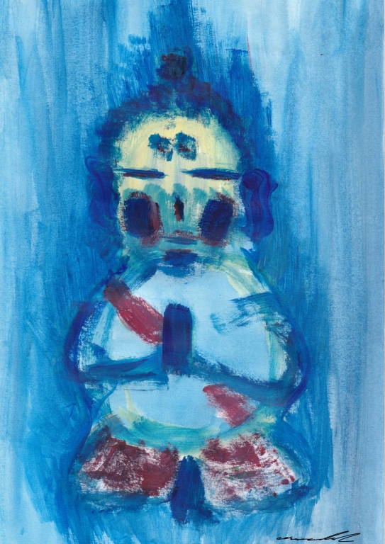 blue