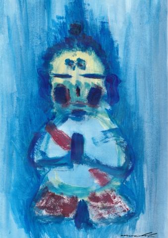 blue