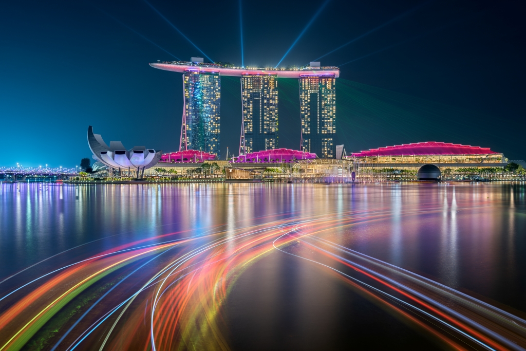 Singapore by night