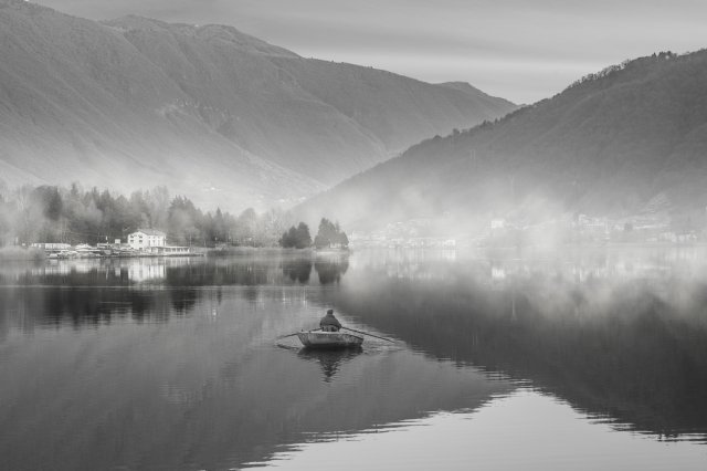 Mattino d'inverno sul lago di Endine · patrizioaceti