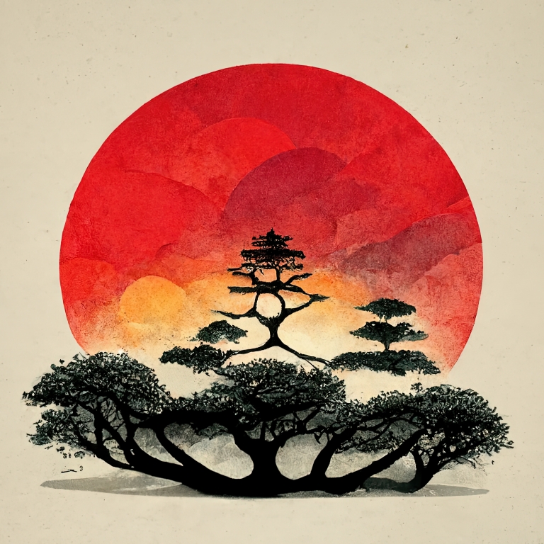 japanese tree art