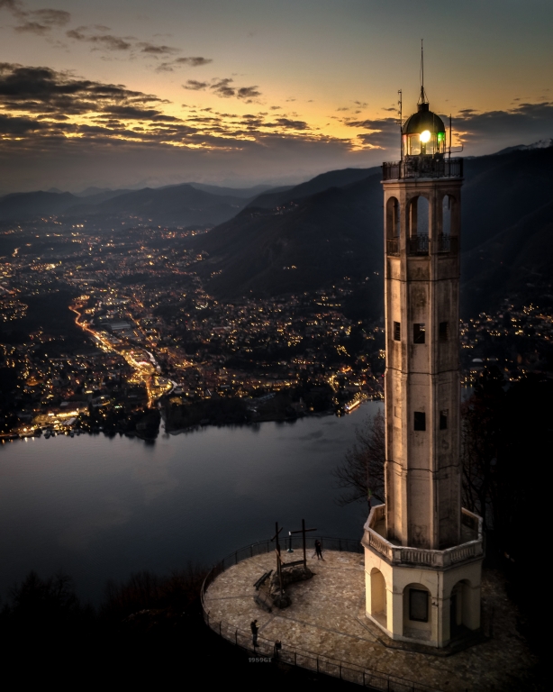 Faro di Brunate Como Lake