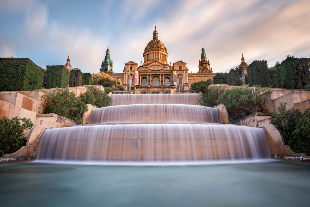 L’imponente Palau Nacional di Barcellona
