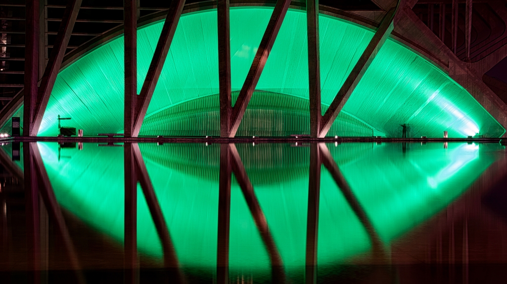 Grande occhio verde