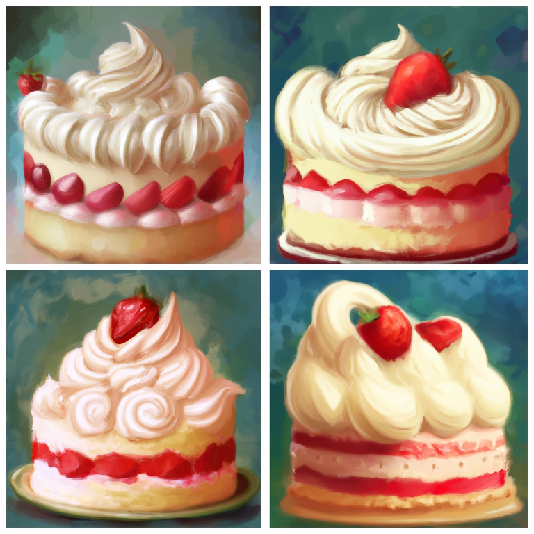 torta alla panna montata fragola