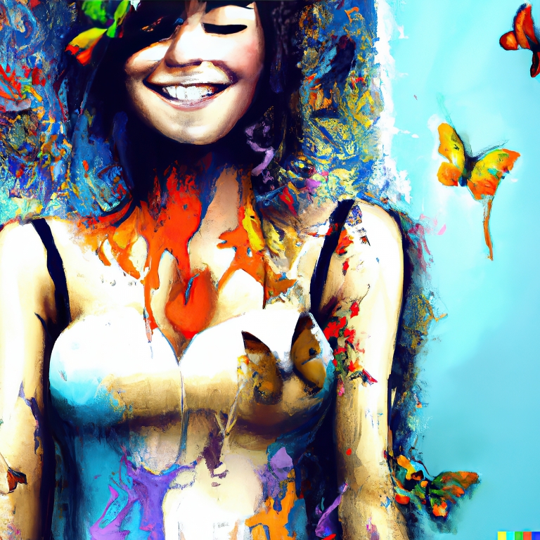 butterfly girl