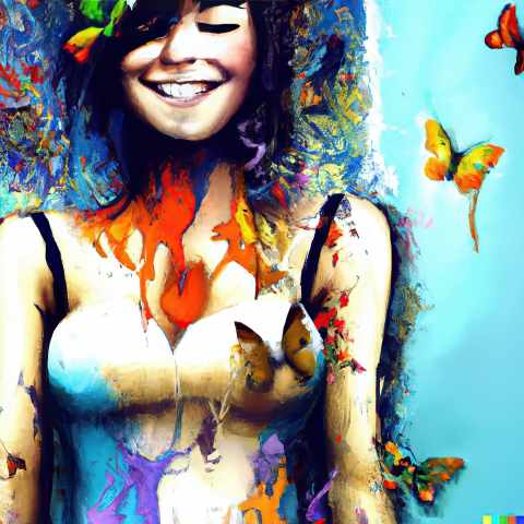 butterfly girl