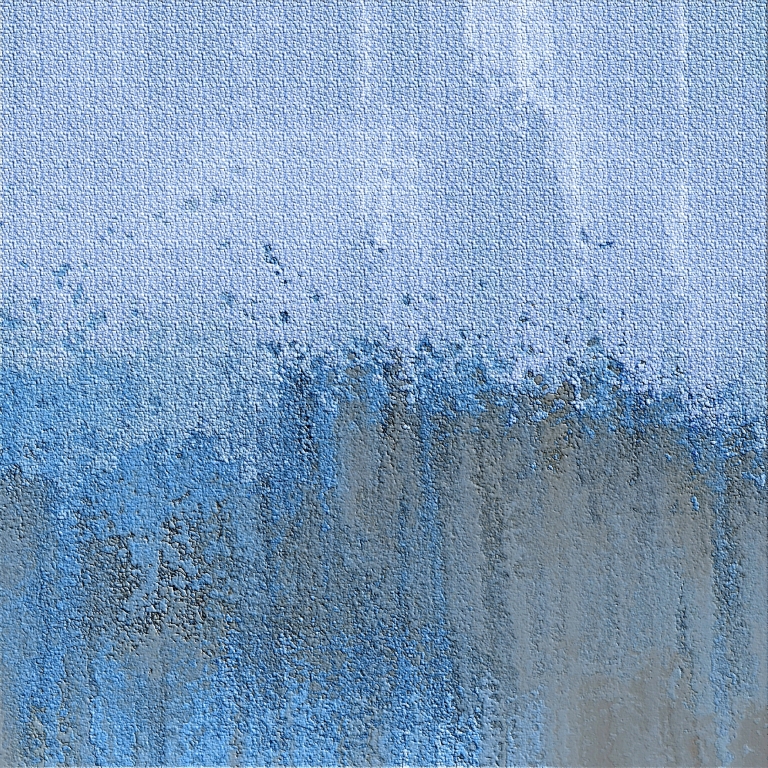 Astratto materico blu