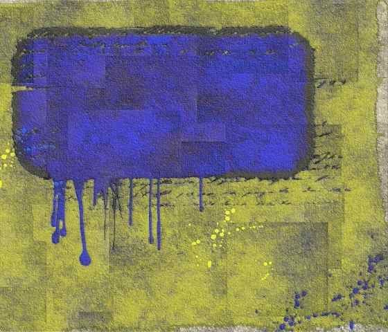 Astratto blu e giallo