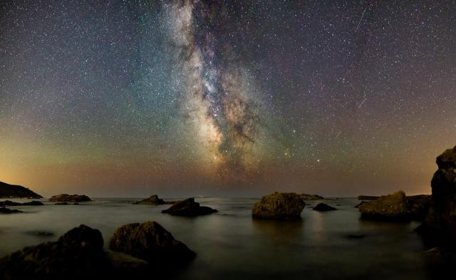 "Mare e Via Lattea", 2019.
