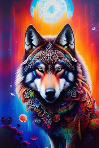 tribal wolf