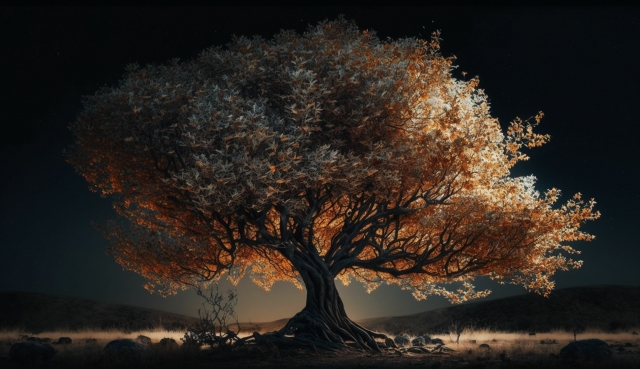 Albero dorato