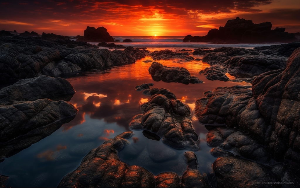 Mare al tramonto