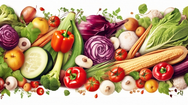 Verdure miste intere