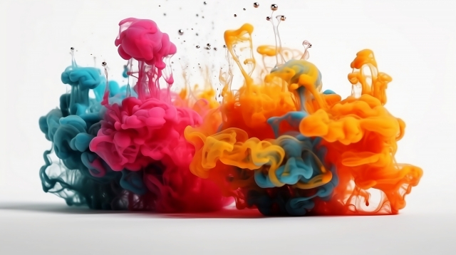Astratto di colori fluidi