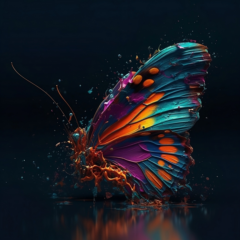 Farfalla astratta