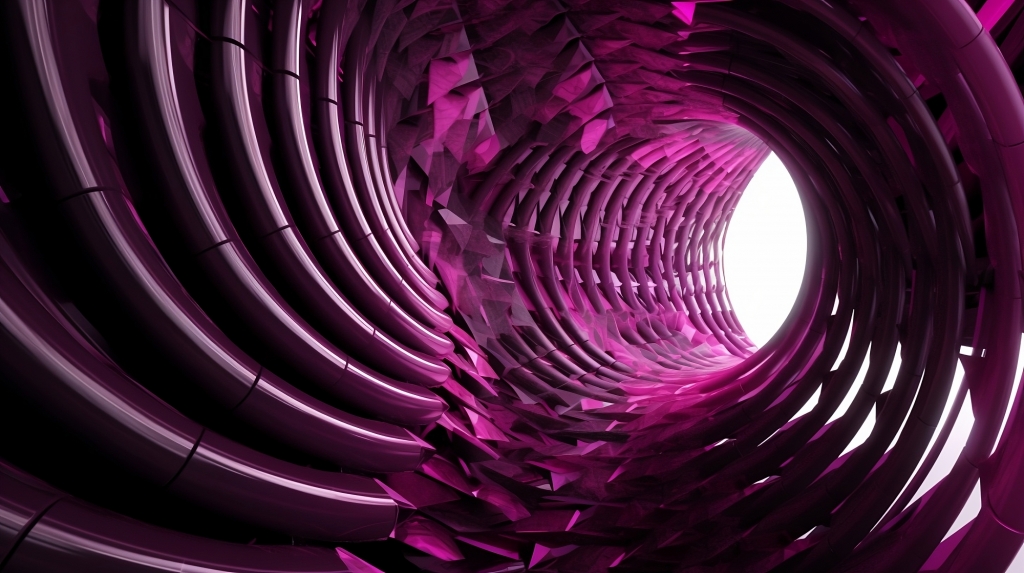 Astratto surreale magenta