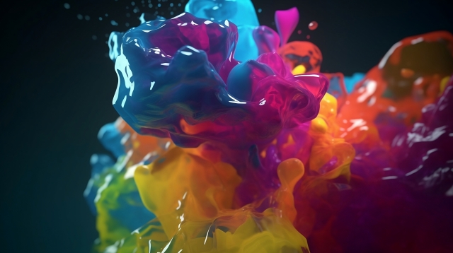 Gelatina multicolore